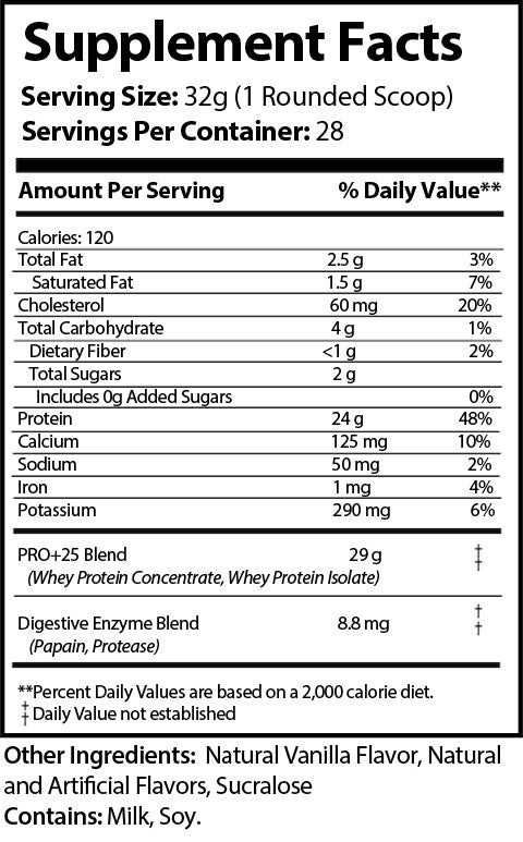 Whey Protein 2LB Vanilla